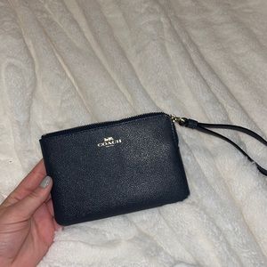 Navy blue Coach wrislet